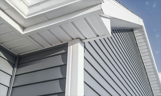 UV Resistant UPVC Soffit Board Plastic Soffit Board For Exterior Wall