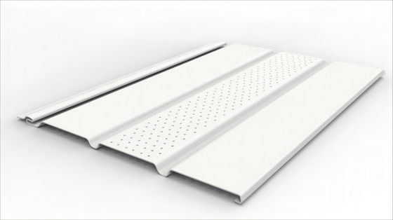 UV Resistant UPVC Soffit Board Plastic Soffit Board For Exterior Wall