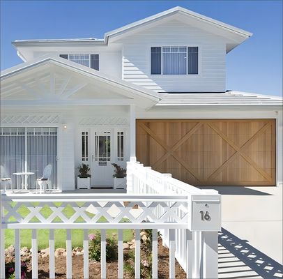 CE White Vertical Vinyl Siding Cladding With High Impact Resistance