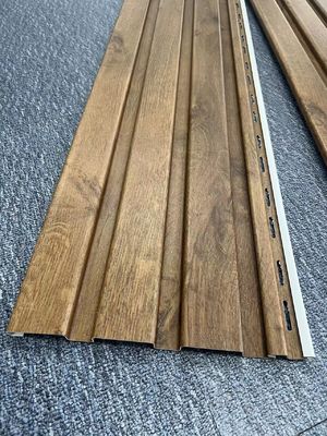 Rectangle Soffit Cover Board Weatherproof Wooden UPVC Flat Board