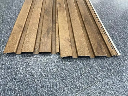 Rectangle Soffit Cover Board Weatherproof Wooden UPVC Flat Board