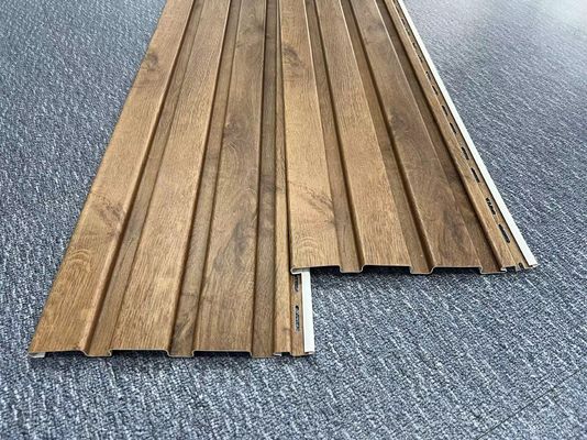 Rectangle Soffit Cover Board Weatherproof Wooden UPVC Flat Board