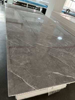 Decorative PVC Wall Panels Marble Pattern High Heat Insulation