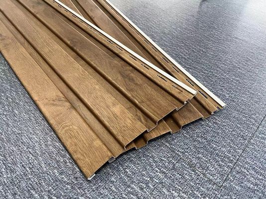 Rectangle Soffit Cover Board Weatherproof Wooden UPVC Flat Board